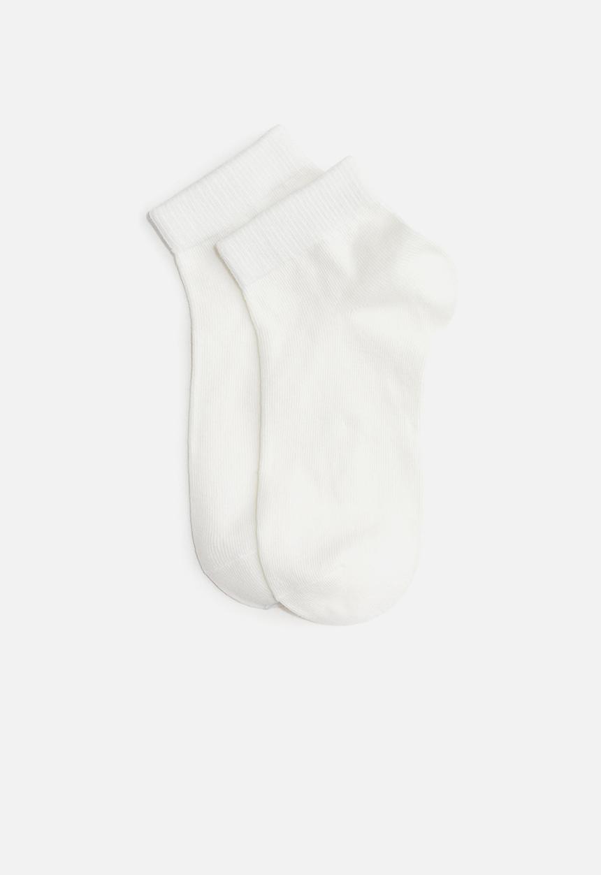 H&M - 5-Pack ankle socks - white