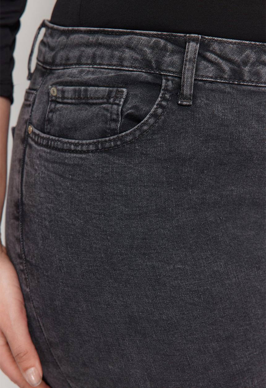 Trendyol - Plus Gray High Waist Flexible Skinny Jeans