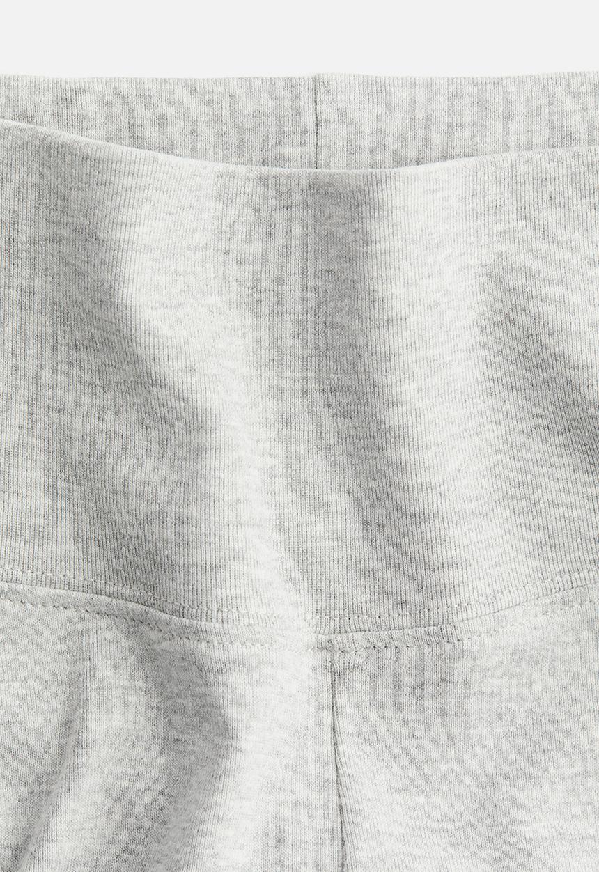 H&M - Flared leggings - light grey marl