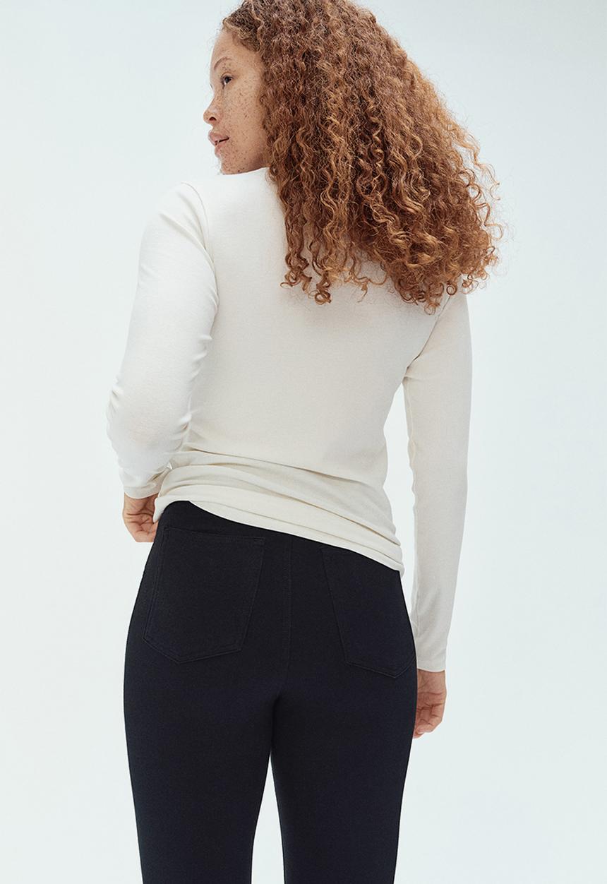 H&M - Mama jersey jeggings - black