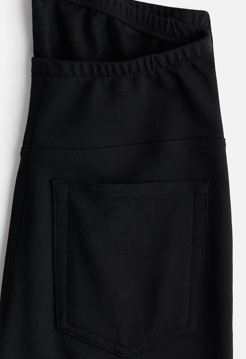 H&M - Mama jersey jeggings - black
