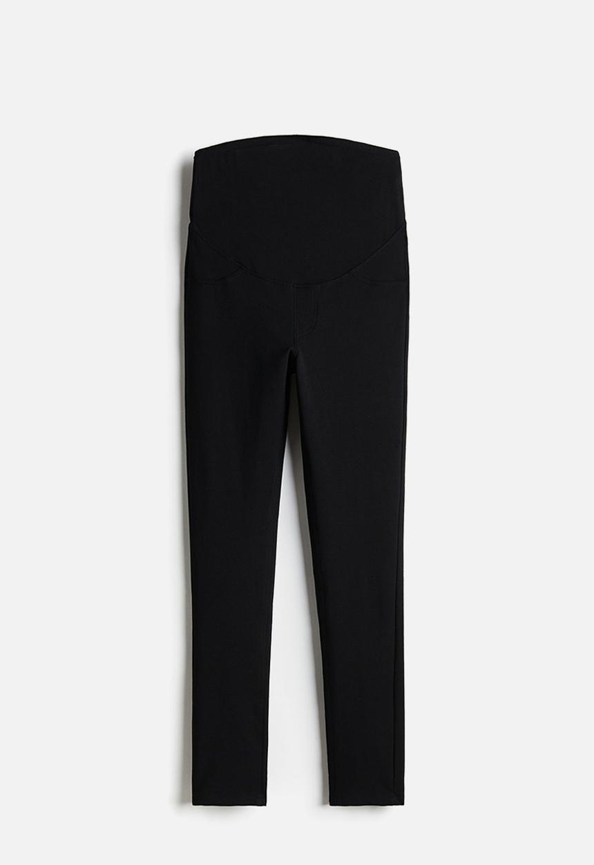 H&M - Mama jersey jeggings - black