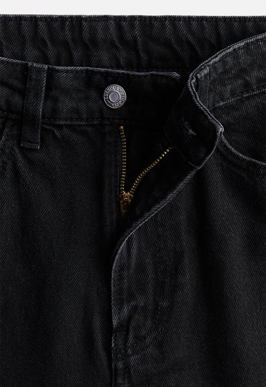 H&M - Wide ultra high jeans - black
