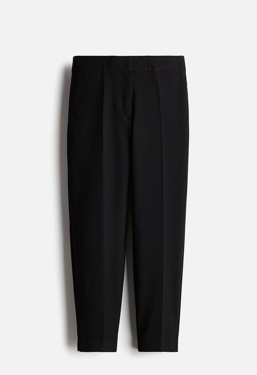 H&M - Ankle-length cigarette trousers - black