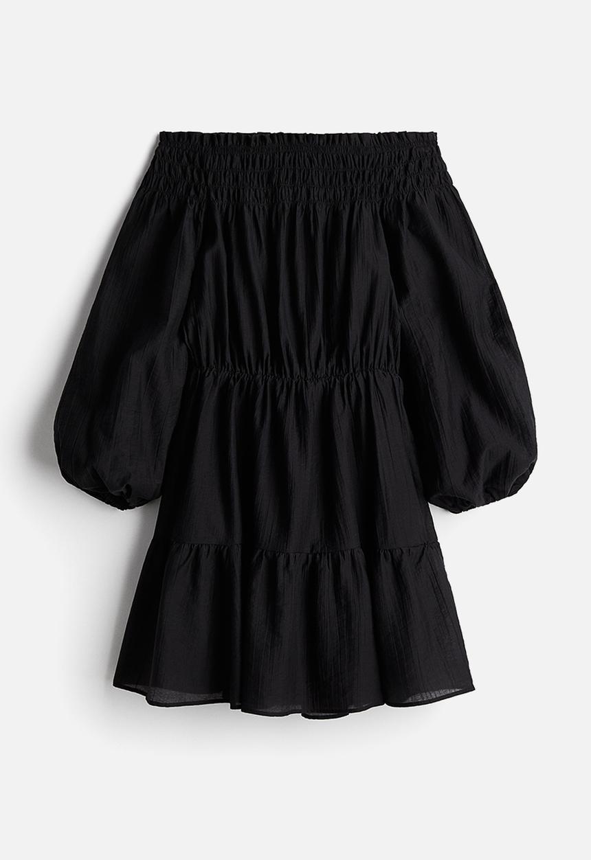 H&M - Off-the-shoulder dress - black