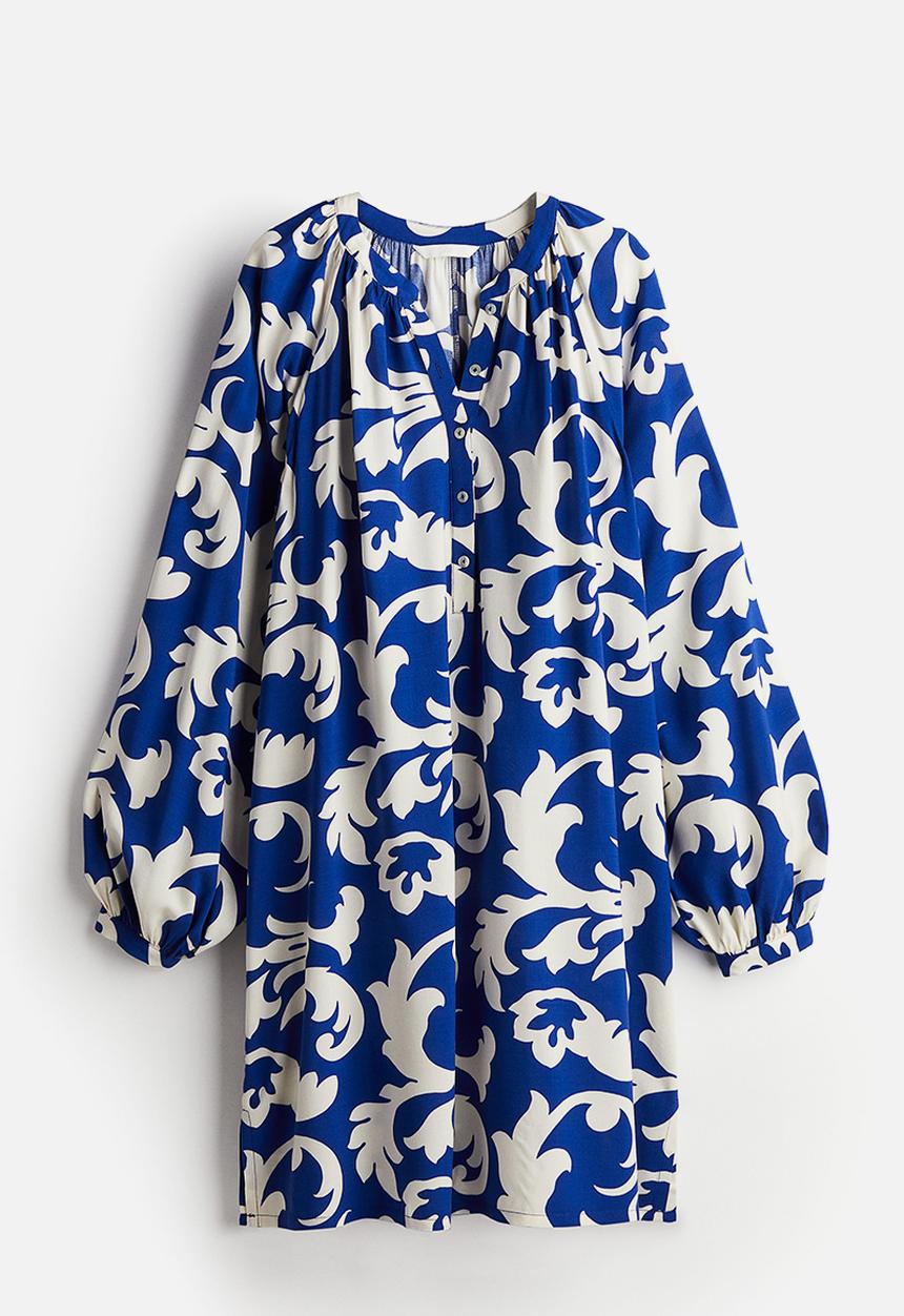 H&M - Tunic dress - bright blue patterned