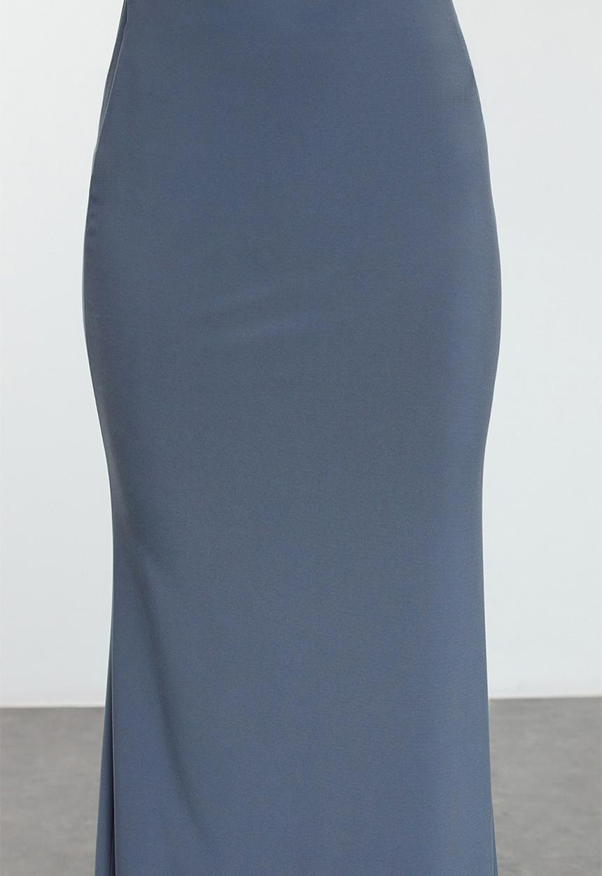 Trendyol - Anthracite Body-Smoothing Fish Shape Flexible Skirt