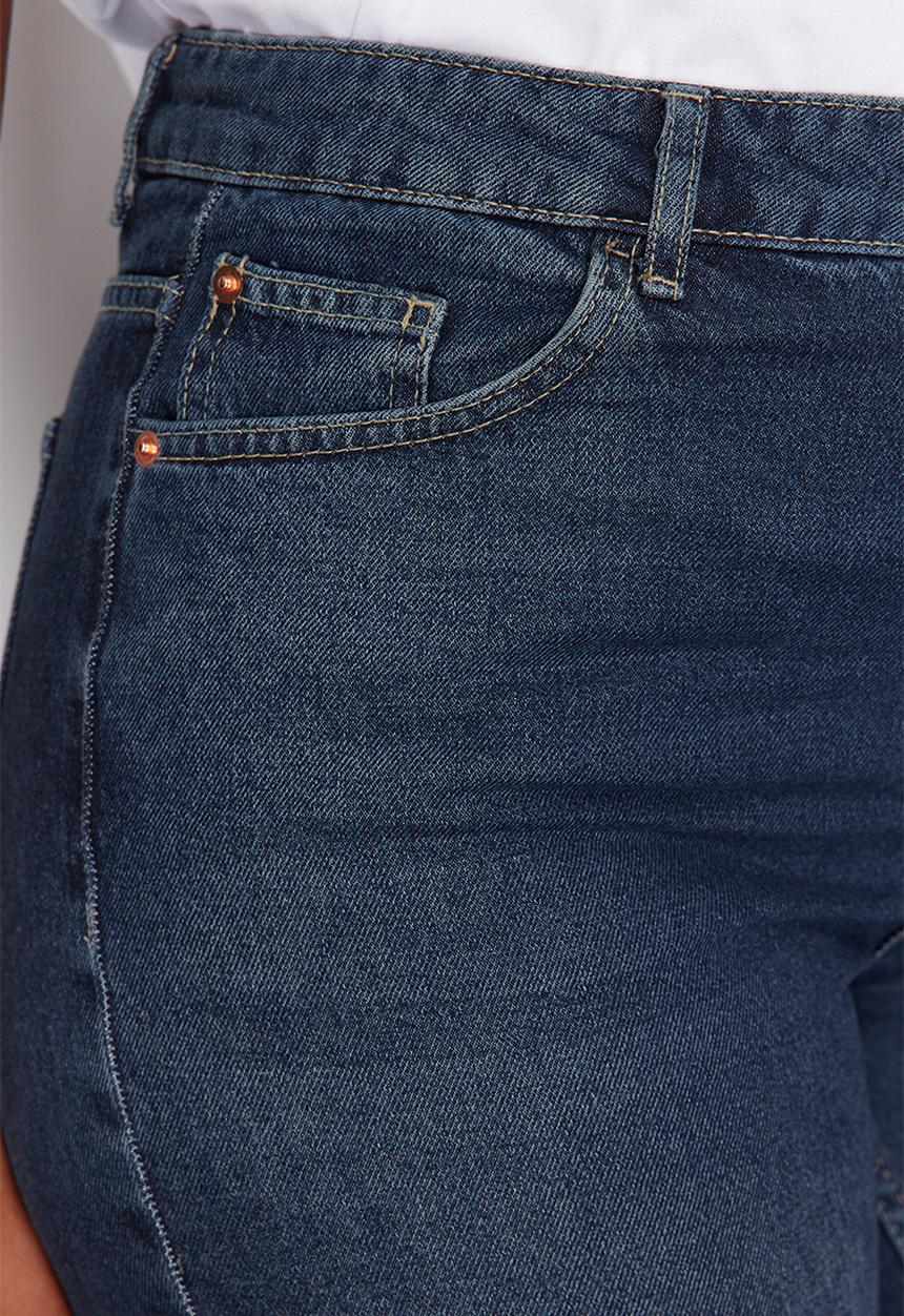 Trendyol - Plus Navy blue Jeans - navy blue
