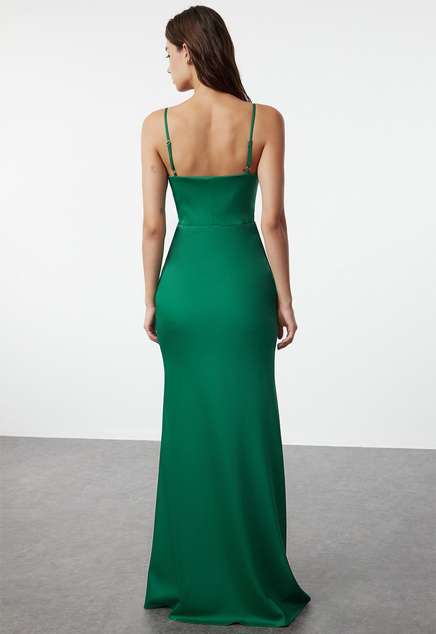 Trendyol - Mermaid Dress - Emerald Green 
