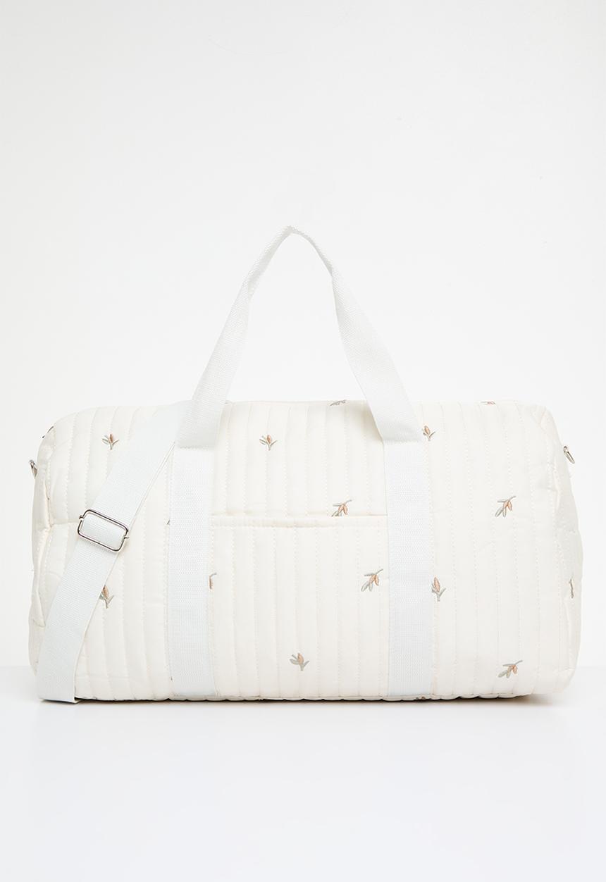 Pop Candy - Floral diaper bag - ecru