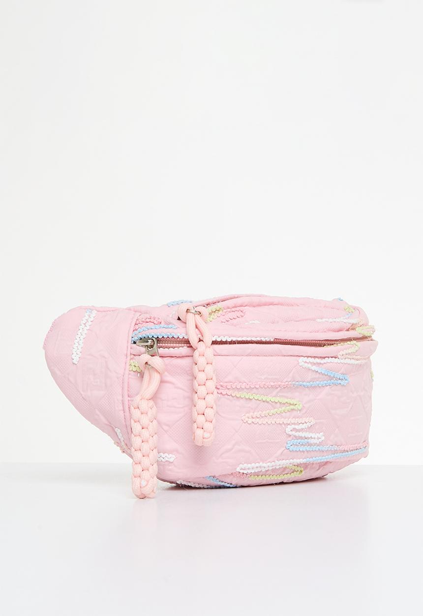 Pop Candy - Embroidered moon bag - pink