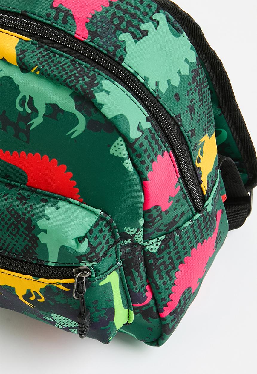 Pop Candy - Dino print back pack - green