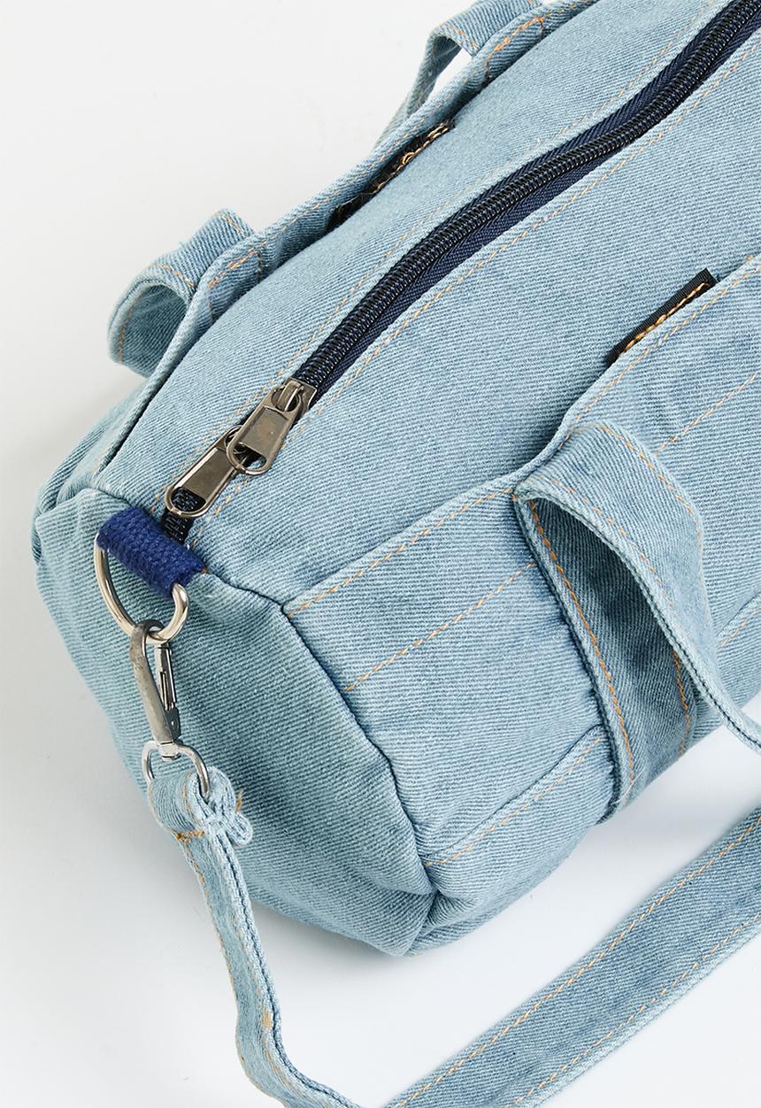 Pop Candy - Denim duffel bag - light blue