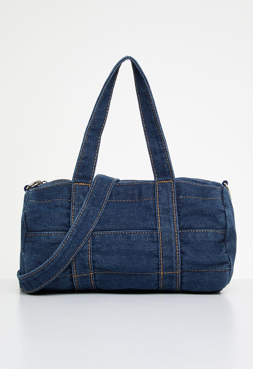 Pop Candy - Denim duffel bag - dark blue
