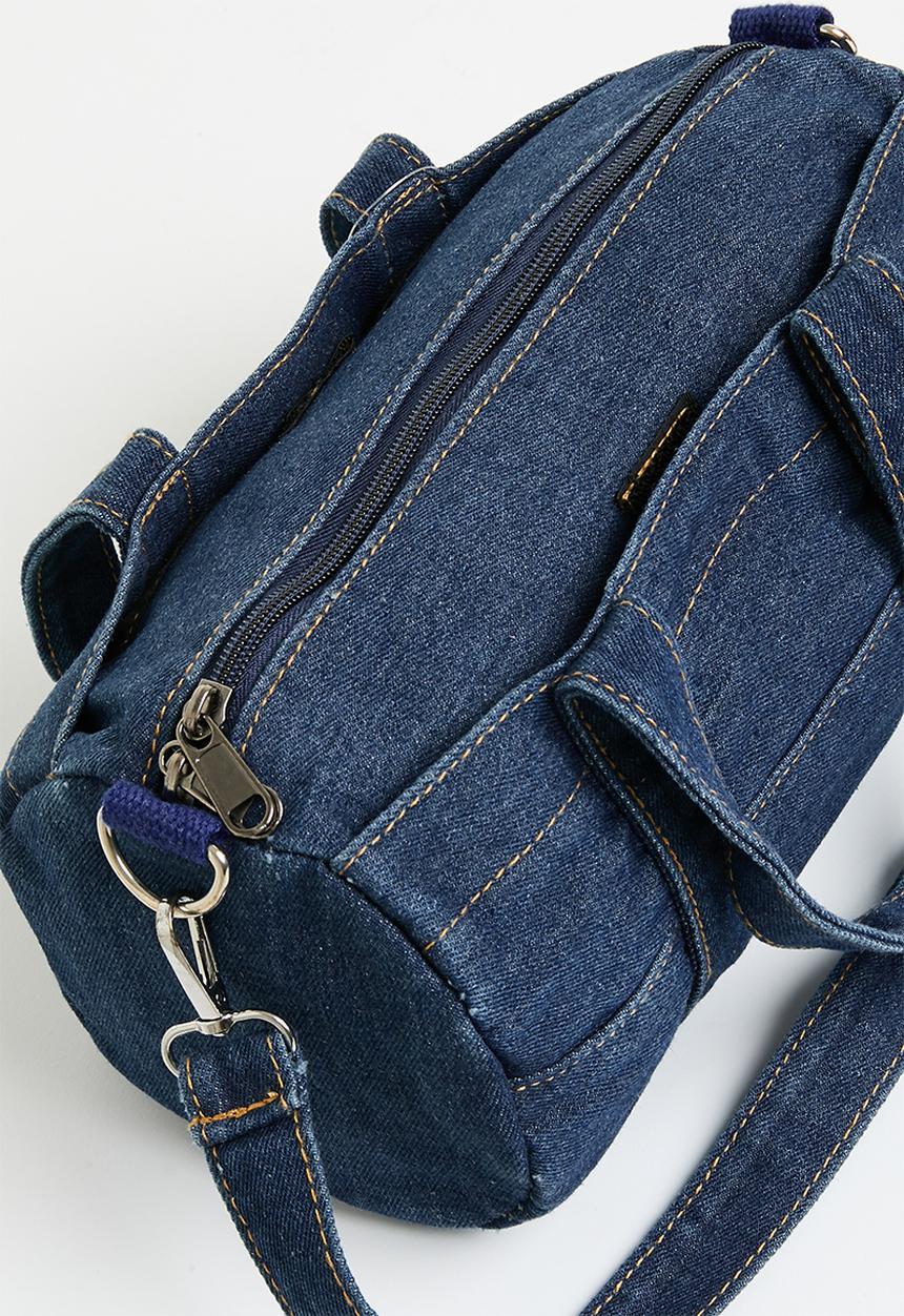 Pop Candy - Denim duffel bag - dark blue