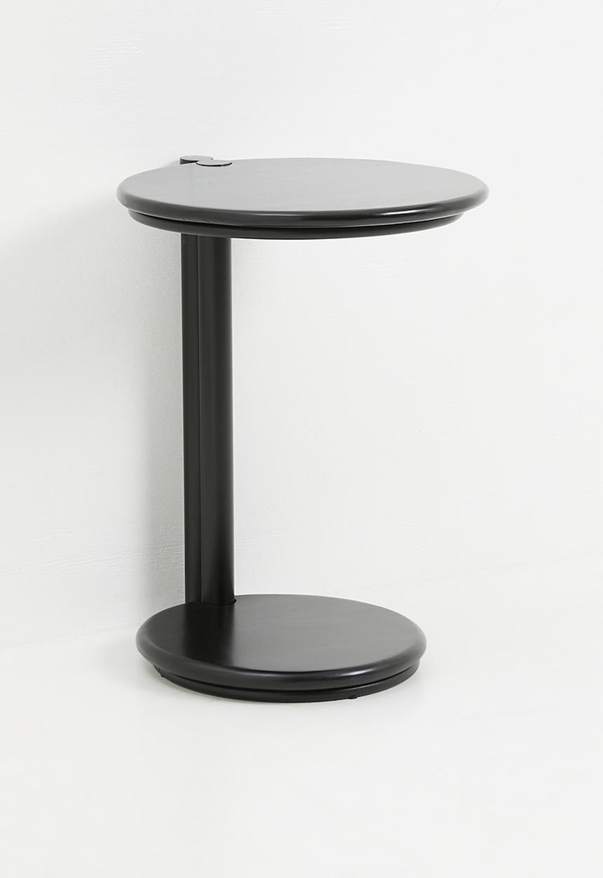 Sixth Floor - Simran wooden end table - black 