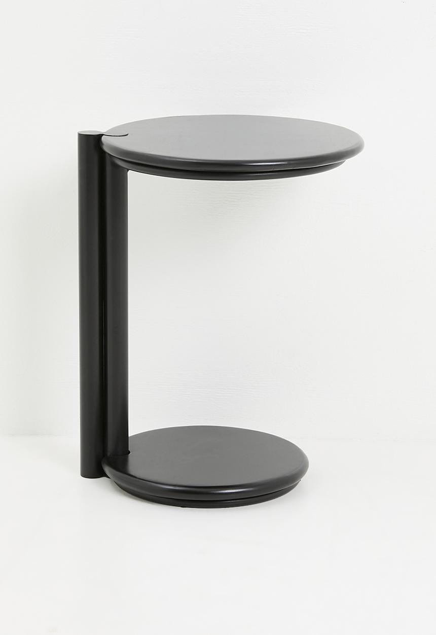 Sixth Floor - Simran wooden end table - black 