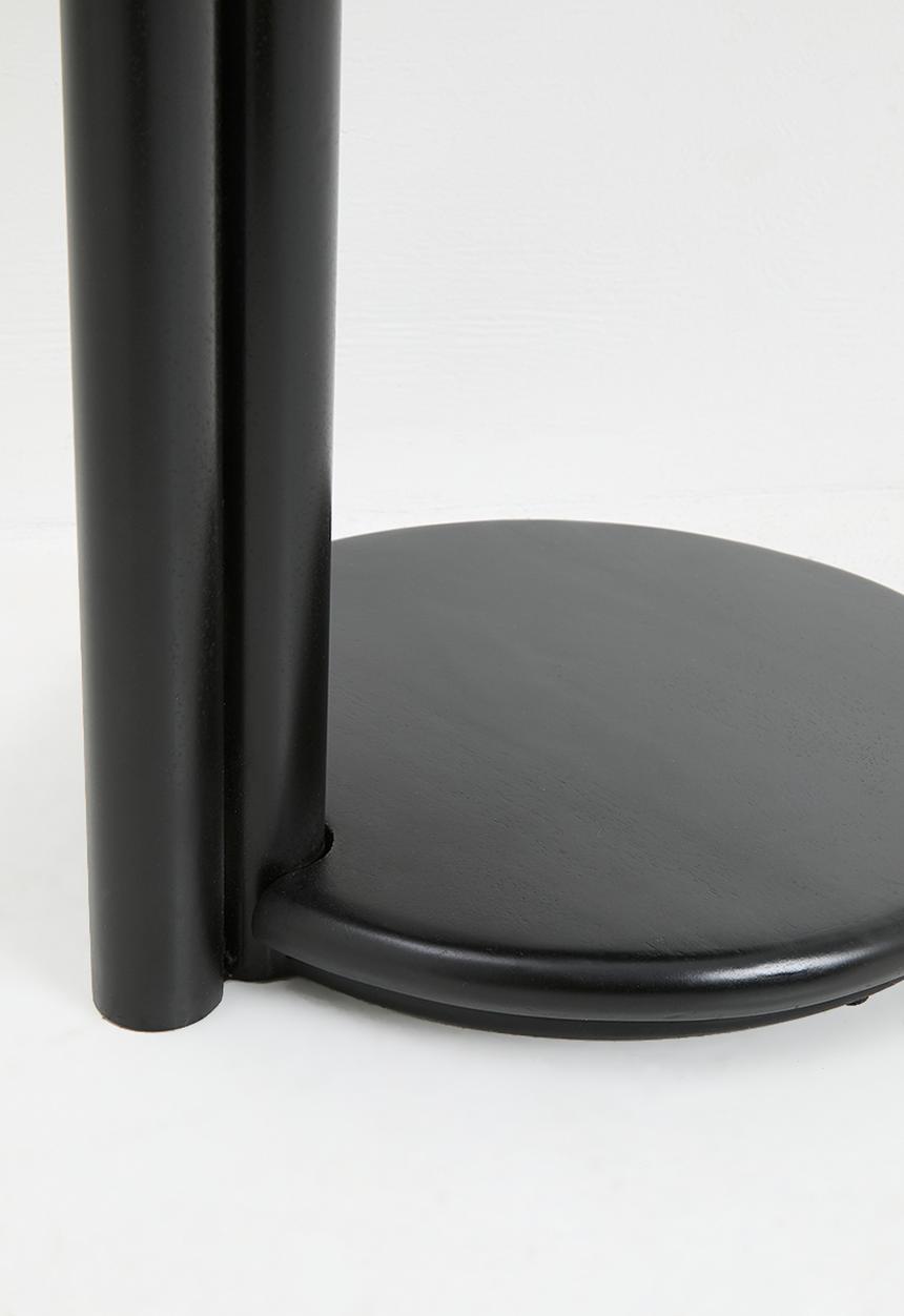 Sixth Floor - Simran wooden end table - black 