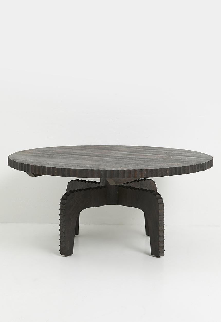 Sixth Floor - Glacier wooden coffee table - black