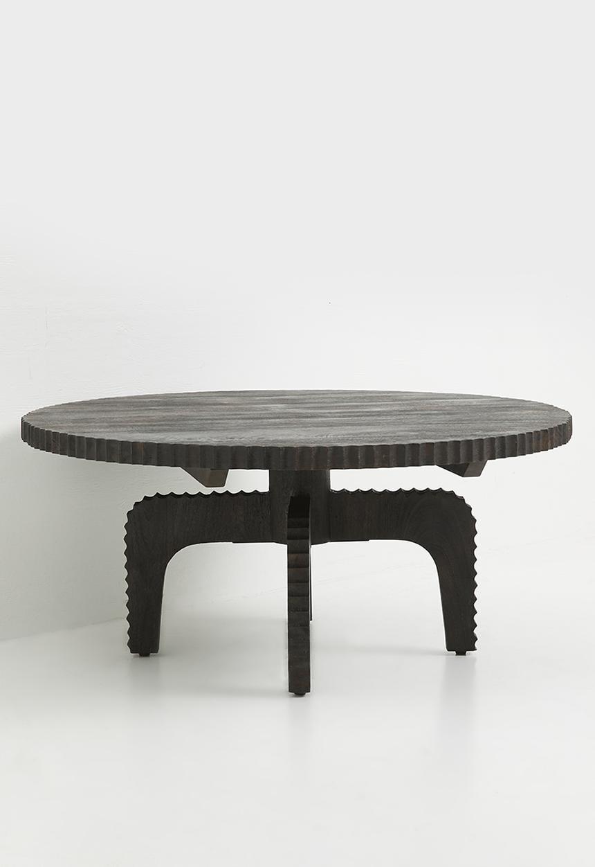 Sixth Floor - Glacier wooden coffee table - black