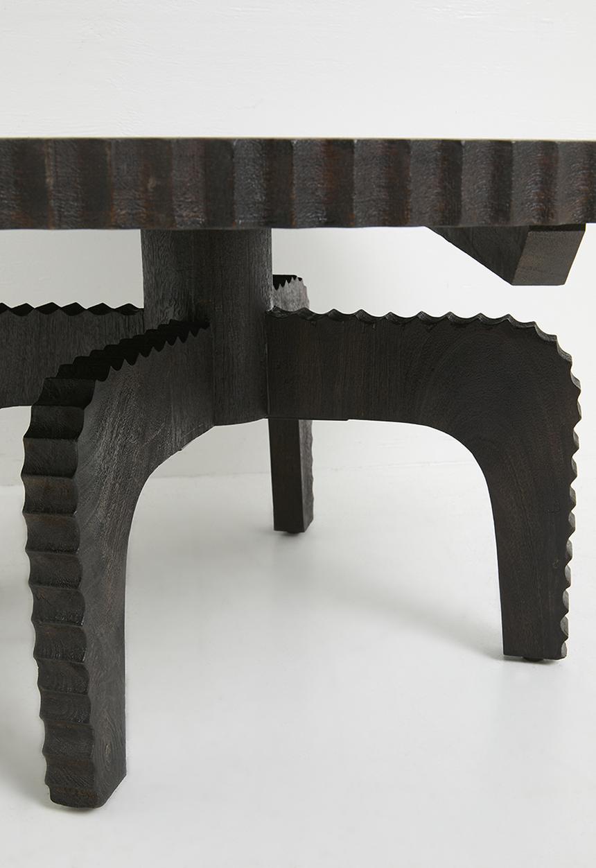 Sixth Floor - Glacier wooden coffee table - black