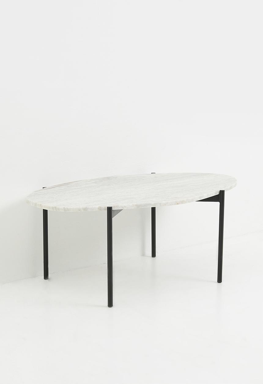 Sixth Floor - Sanwar marble coffee table - grey