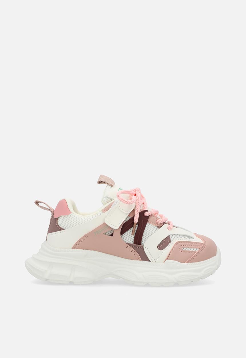 Pop Candy - Chunky sneaker - white & pink