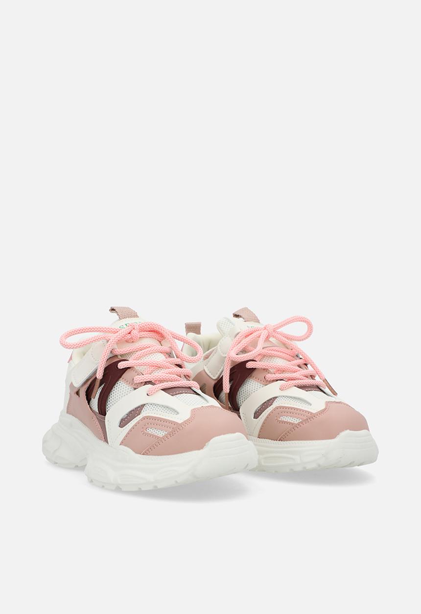 Pop Candy - Chunky sneaker - white & pink