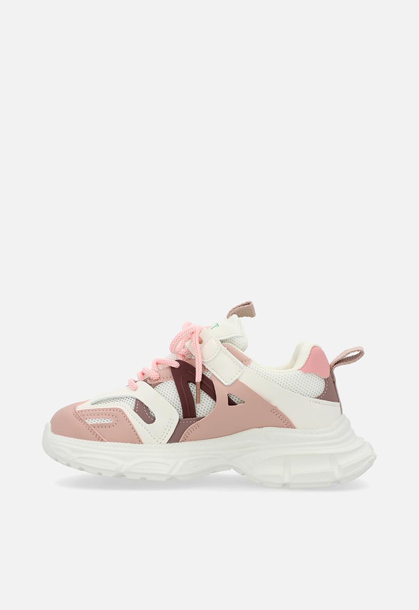 Pop Candy - Chunky sneaker - white & pink