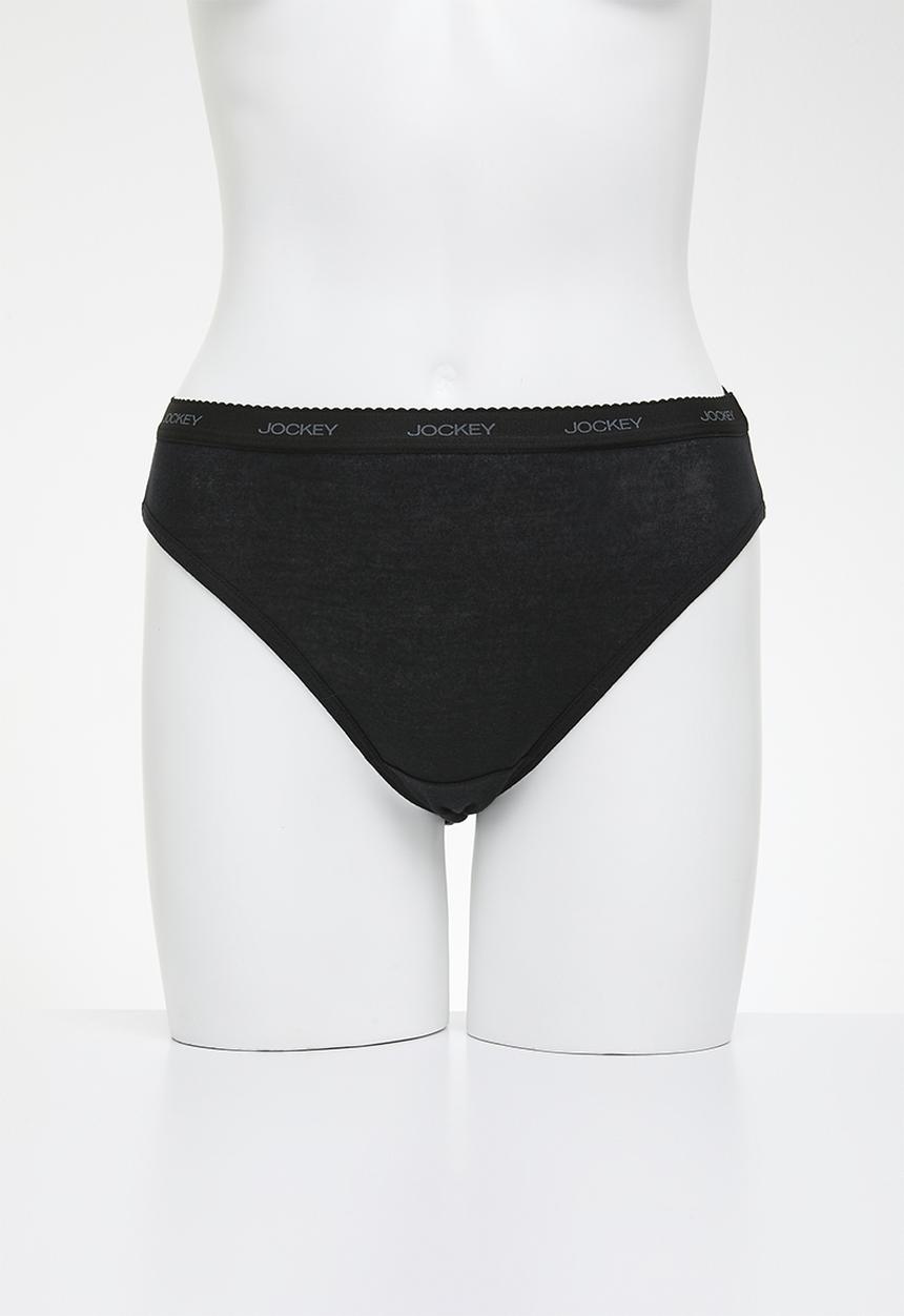 Jockey - Plus 3 pack plain french cut - multi