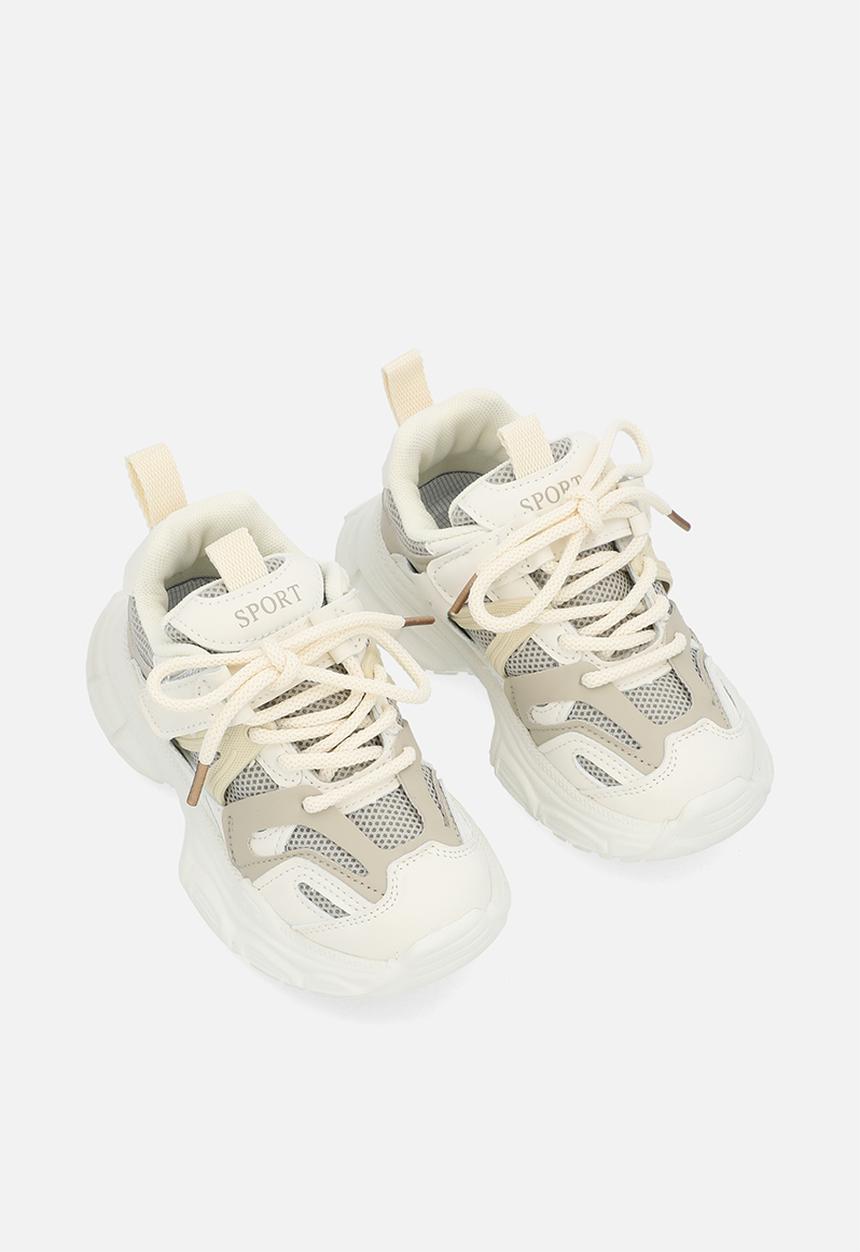 Pop Candy - Chunky sneaker - white & grey