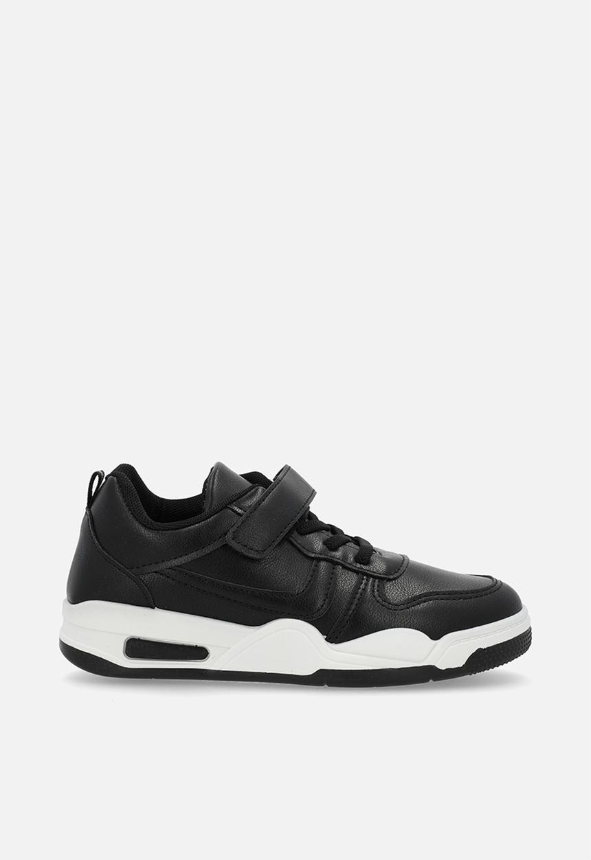 Pop Candy - Low top adjustable fastener sneakers - black/white