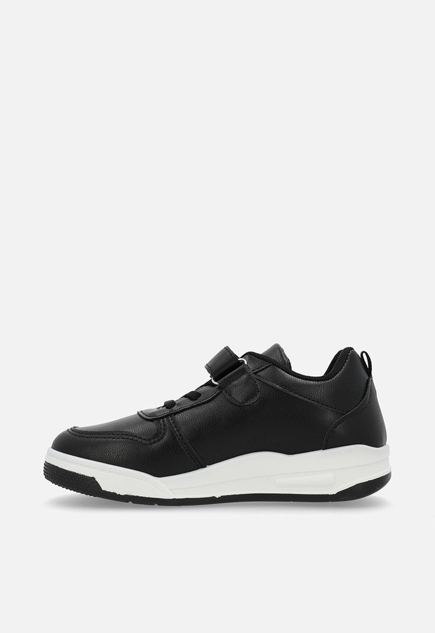 Pop Candy - Low top adjustable fastener sneakers - black/white