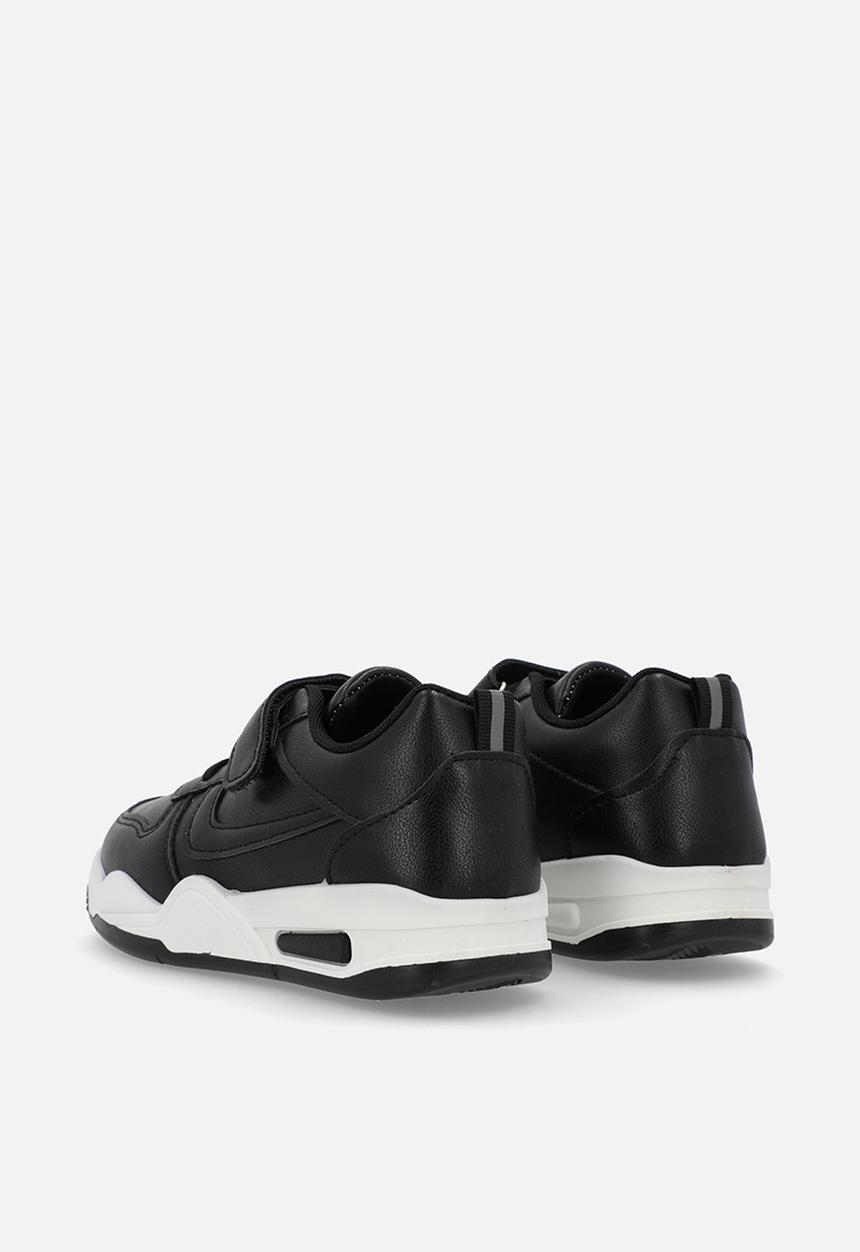 Pop Candy - Low top adjustable fastener sneakers - black/white