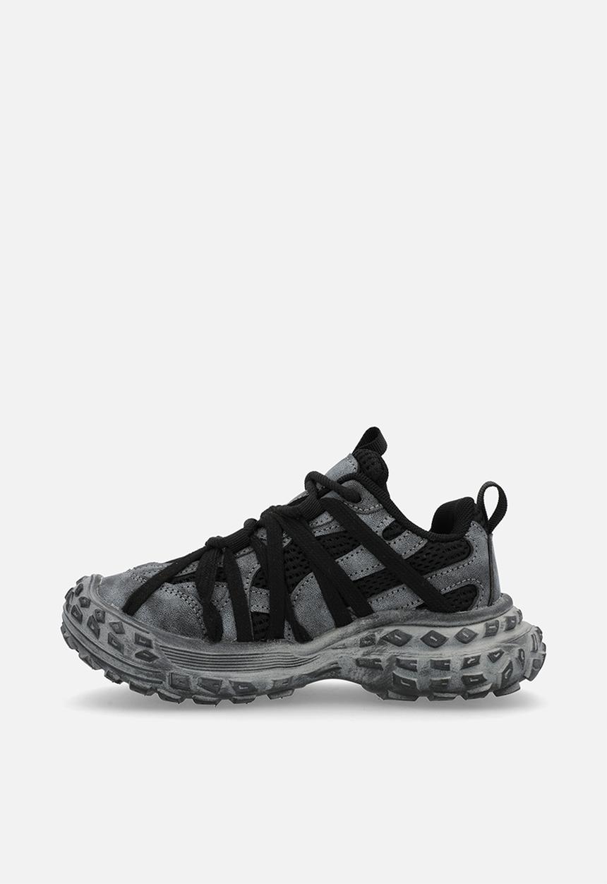 Pop Candy - Lace up sneakers - blue & black