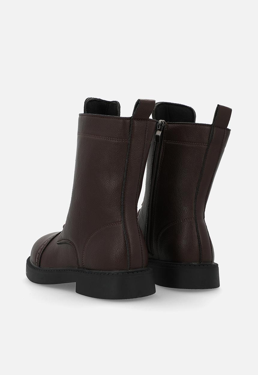 Pop Candy - Lace up boot - brown