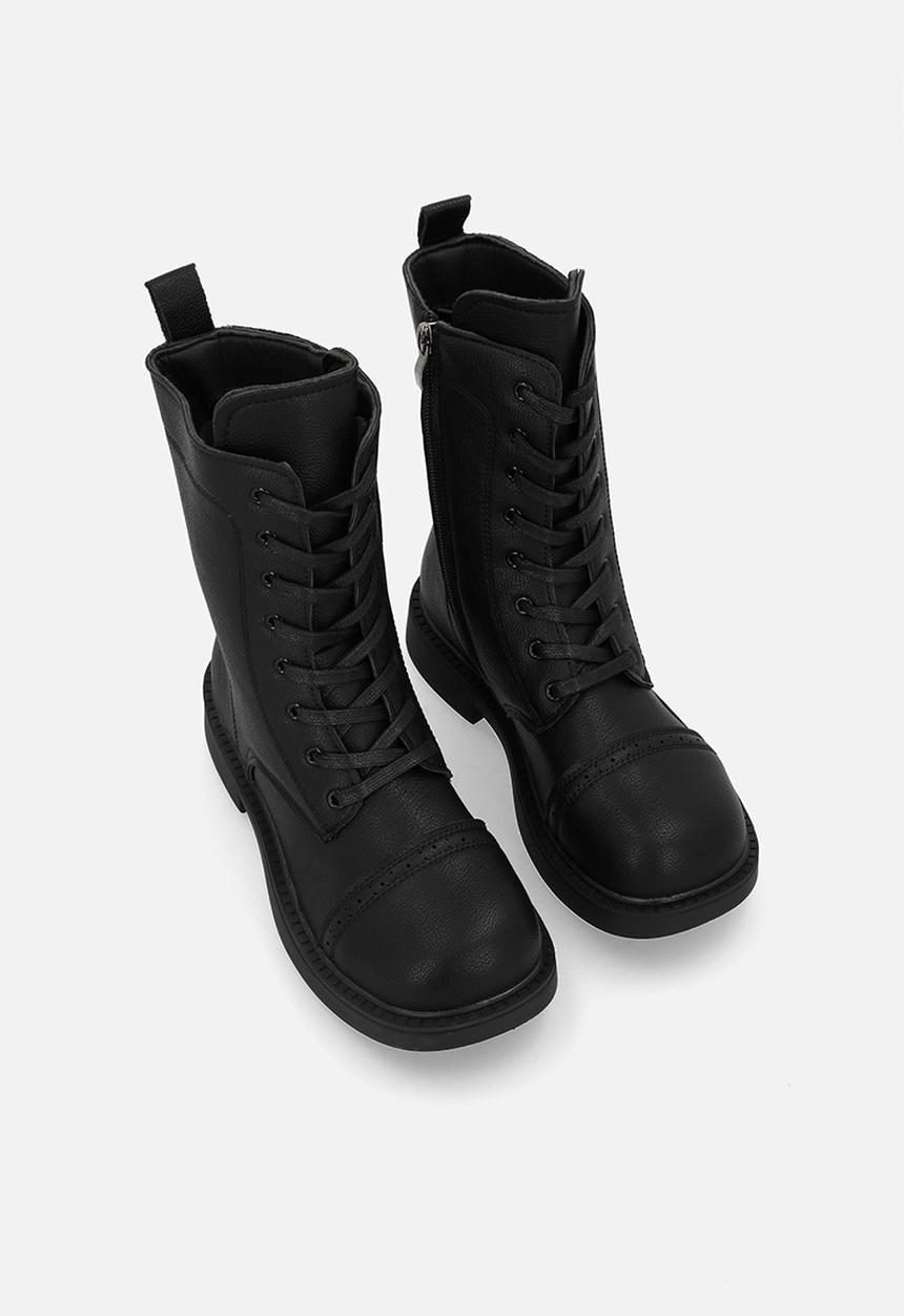 Pop Candy - Lace up boot - black