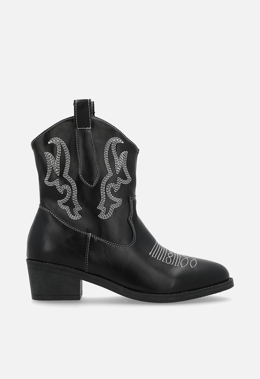 Pop Candy - Cowboy boots - black