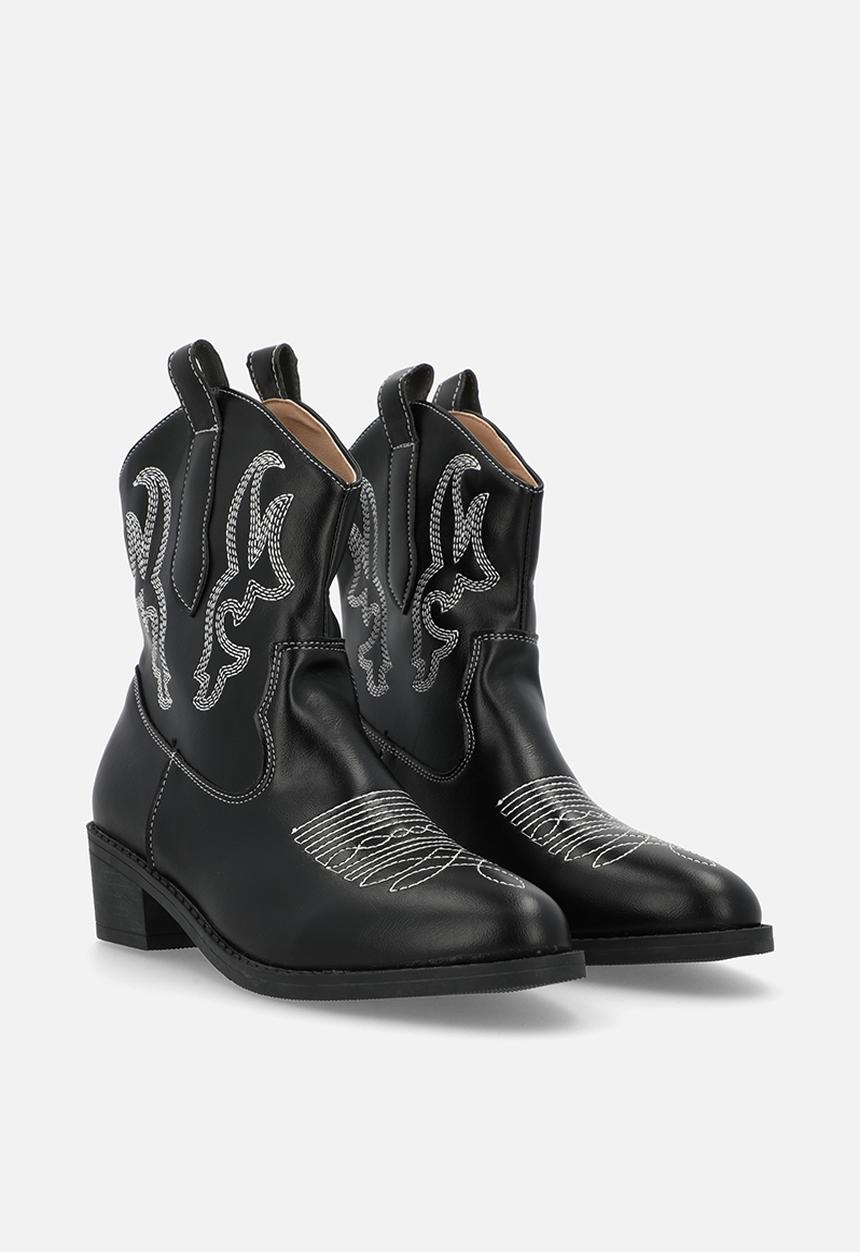 Pop Candy - Cowboy boots - black