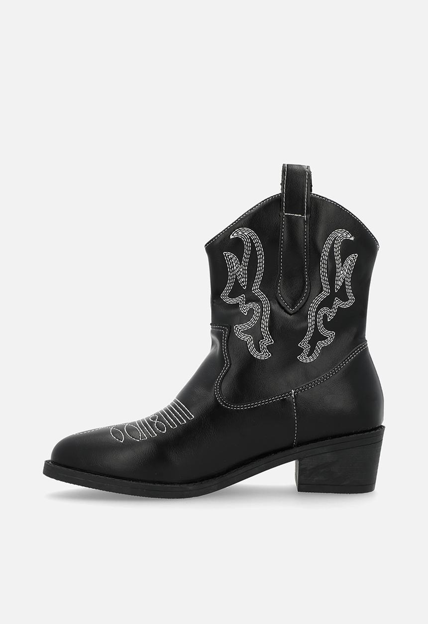 Pop Candy - Cowboy boots - black