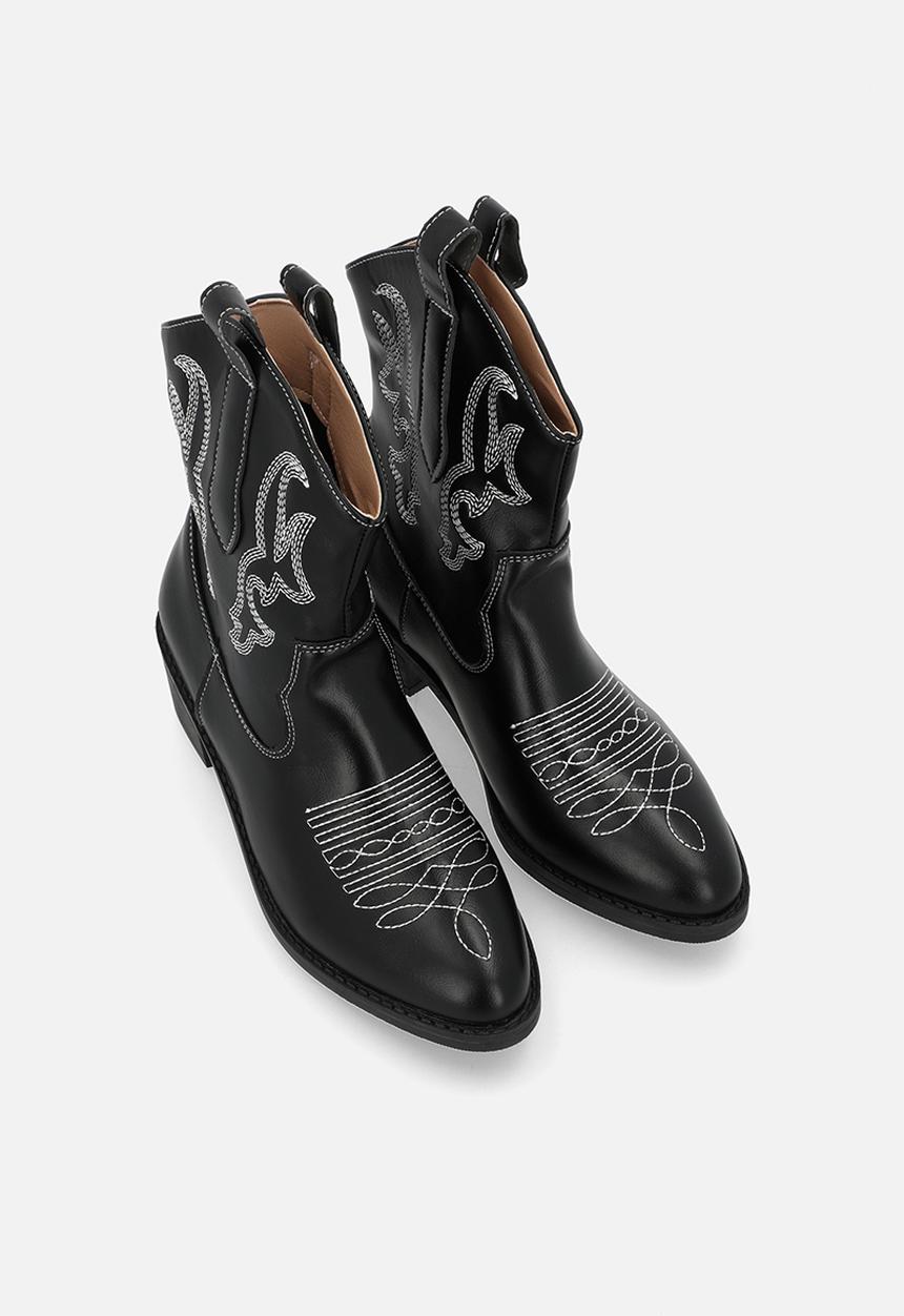 Pop Candy - Cowboy boots - black