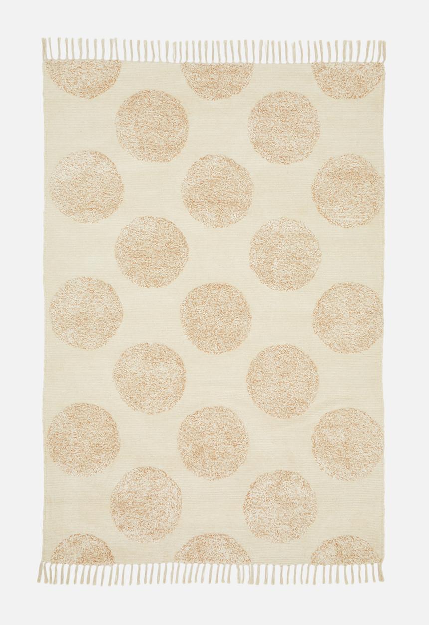 Sixth Floor - Rondo woven tufted rug - natural