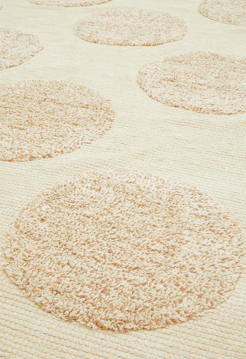 Sixth Floor - Rondo woven tufted rug - natural