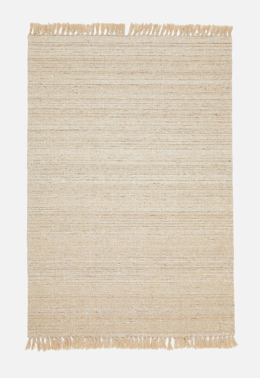 Sixth Floor - Handwoven Wool Blend Rug - Neutral 