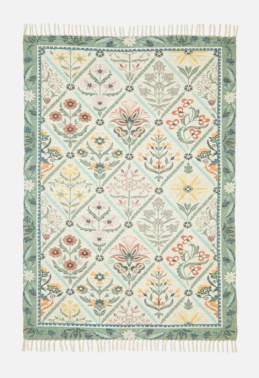 Sixth Floor - Lora tufted printed rug - multi