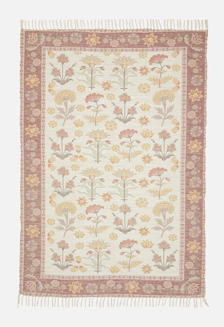 Sixth Floor - Tag tufted printed rug - pink