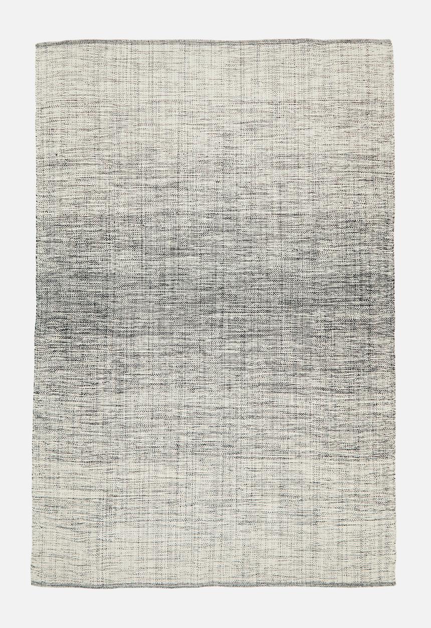 Sixth Floor - Textured Cotton Rug - Grey