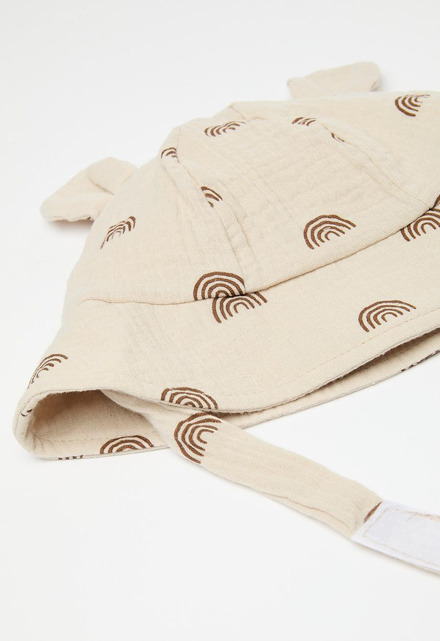 Pop Candy - Printed bucket hat - beige