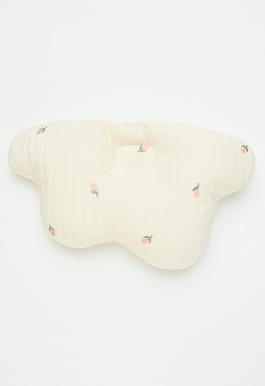 Pop Candy - Floral baby pillow - ecru