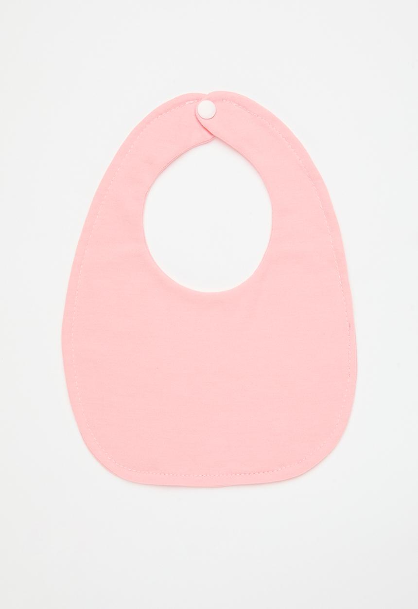 Pop Candy - 2 pack bib set - pink & white